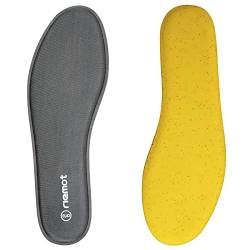 riemot Memory Foam Einlegesohlen für Herren - Soft Foam Schuheinlagen Weiche Einlagen für Sneaker, Laufschuhe, Wanderschuhe - für Sport, Freizeit und Alltag, Herren Grau 46 EU von riemot