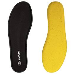 riemot Memory Foam Einlegesohlen für Herren - Soft Foam Schuheinlagen Weiche Einlagen für Sneaker, Laufschuhe, Wanderschuhe - für Sport, Freizeit und Alltag, Herren Schwarz 42 EU von riemot