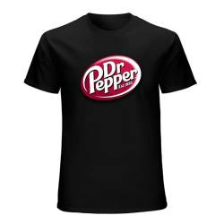Dr. Pepper - Herren T-Shirt Schwarz, Schwarz , L von rinde