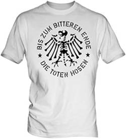 rinde Die Toten Hosen 2 Herren T-Shirt Weiß, weiß, L von rinde