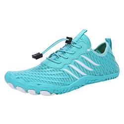 Unisex BarfußSchuhe Outdoor Zehenschuhe Traillaufschuhe, Feldluft BarfußSchuhe Herren Damen Wasserschuhe, Schnell Trocknend Badeschuhe, Rutschfeste Schwimmschuhe Surfschuhe Aquaschuhe Fitnessschuhe von riou