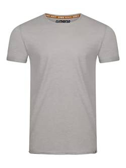 riverso Herren Basic T-Shirt RIVLenny Rundhals Tee Regular Fit Kurzarm Einfarbig Flammgarn dünne Ware 100% Baumwolle Grün XXL, Größe:XXL, Farbe:Washed Olive von riverso