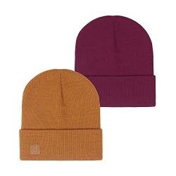 riverso Herren Beanie RIVFabian Outdoormütze Strickmütze Laufmütze Wintermütze Unisex Einfarbig 100% Acryl Einheitsgröße, Größe:One Size, Farbe:Farbmix 10 von riverso