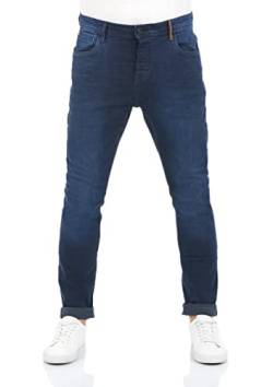 riverso Herren Jeans Hose RIVToni Tapered Fit Jeanshose Baumwolle Denim Stretch Blau w29 w30 w31 w32 w33 w34 w36 w38 w40, Farbe:Dark Blue Denim (D233), Größe:29W / 32L von riverso