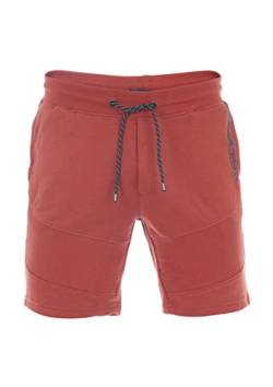 riverso Herren Sweat Short RIVRainer Kurze Sweatshorts Bermuda Sommer Sport Biker Shorts Baumwolle Rot S, Größe:S, Farbe:Dark Red (15400) von riverso