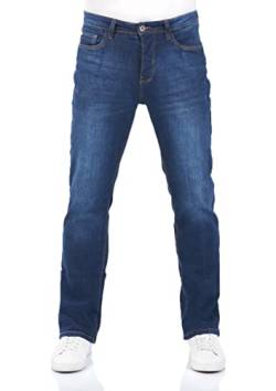 riverso Jeans Herren Bootcut RIVFalko Denim Stretch Blau w29, Farbe:Dark Blue Denim (D212), Größe:29W / 34L von riverso