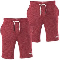 riverso Sweatshorts Herren Shorts RIVMike 2er Pack Regular Fit Bermudashorts aus pflegeleichter Baumwollmischung von riverso