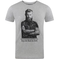 riverso T-Shirt Herren Fotoprintshirt RIVHarald Regular Fit (1-tlg) Kurzarm Tee Shirt mit Rundhalsausschnitt von riverso