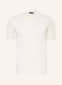 Roberto Collina Strick-Poloshirt Aus Leinen weiss von roberto collina