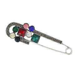 rockible Elegante Broschen für Damen - Stilvolle Accessoires für Schals und Pullover, Silber von rockible
