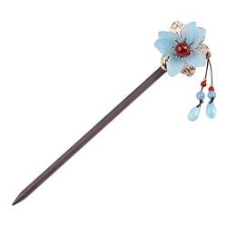 rockible Elegante Holz Haarstäbchen für Damen - Stilvolles Haarschmuck Accessoire, F. von rockible