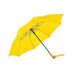 rockible Klappbarer Regenschirm, Regenschirme für Regen Und Sonne, Regenfest, Entengriff Design, Sonnen Regenschirm für Männer Und Frauen, Angeln, Camping, Som, GELB von rockible