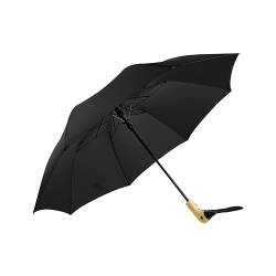 rockible Klappbarer Regenschirm, Regenschirme für Regen Und Sonne, Regenfest, Entengriff Design, Sonnen Regenschirm für Männer Und Frauen, Angeln, Camping, Som, Schwarz von rockible