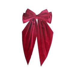 rockible Schleife Haarspange Haarspange für Frauen Mädchen Valentinstagsgeschenke Große Haarschleifen Kopfschmuck für Geburtstag, Braut, Jubiläum, Rot von rockible