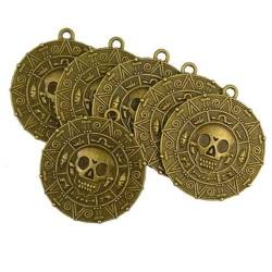 rockible Set 6x Dunkle Halloween Halskette Anhänger, 17 Stk von rockible