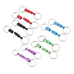 rockible Set mit 10 praktischen Schlüsselanhängern für Autoschlüssel von rockible