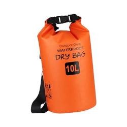 rockible Wasserdichter Dry Bag, wasserdichter Sack, Rolltop-Sack, hält die Ausrüstung trocken, Kajak-Schwimmtasche, wasserdichte Aufbewahrungstasche zum Angeln, Orange von rockible