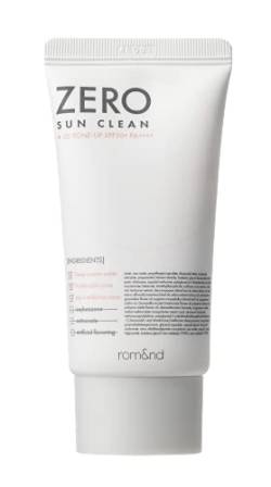 rom&nd ZERO SUN 02 Tone UpㅣSPF50+ PA++++ Sunscreen SonnencremeㅣNicht fettend, Kein Weißer Rückstand, Weiches Finish, Starke UV-Schutz, Feuchtigkeitsspendendㅣ50ml 1.69oz (02 Tone UP) von rom&nd