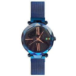 rorios Damen Armbanduhren Analog Quarzuhr Armband Sternenklarer Himmel Frauen Armbanduhr von rorios