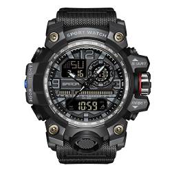 rorios Damen Herren Uhren Unisex Digitaluhren Quarz Militär Armbanduhren Wasserdicht Sportuhr mit Alarm Timer Elektronische Multifunktions Uhr für Herren Damen von rorios