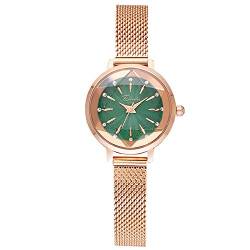 rorios Damen Uhren Analog Quarz Armbanduhren Simulated Diamond Zifferblatt Edelstahl Mesh Armband Mode Mädchen Uhr von rorios