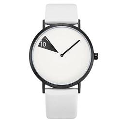 rorios Mode Damenuhren Analog Quarz Uhr mit Lederband Ultradünne Wasserdicht Uhr Minimalist Armbanduhr für Damen von rorios