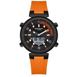rorios Unisex Digitaluhren Wasserdicht Sportuhr mit Alarm Timer Quarz Militär Armbanduhren Multifunktions Elektronische Uhr für Herren Damen von rorios