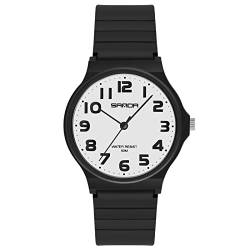 rorios Unisex Uhr Analog Quarz Armbanduhr Outdoor Sport Männer und Frauen Uhr Wasserdicht Armbanduhr für Herren oder Damen von rorios