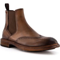 rosso e nero Herren Chelsea Boots braun Glattleder von rosso e nero