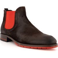 rosso e nero Herren Chelsea Boots braun Velours von rosso e nero