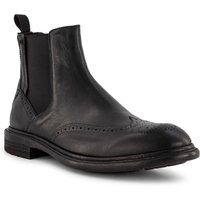 rosso e nero Herren Chelsea Boots schwarz Glattleder von rosso e nero