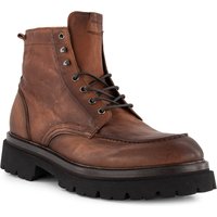 rosso e nero Herren Schnürboots braun Glattleder von rosso e nero