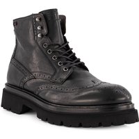 rosso e nero Herren Schnürboots schwarz Glattleder von rosso e nero