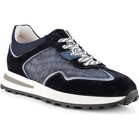 rosso e nero Herren Sneaker blau Velours von rosso e nero