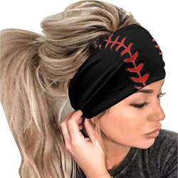 Damen Mode Ball Print Elastisches Stirnband - Damen Haarband Kopfwickel Haarband Bandana Stirnband Für Sport Tägliche Mode Outfits Damenmode Stirnbänder Kopftücher Haarschmuck Athletisch von routinfly