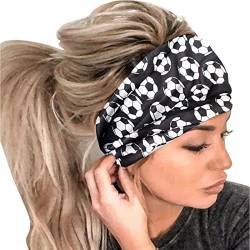 Damen Mode Ball Print Elastisches Stirnband - Damen Haarband Kopfwickel Haarband Bandana Stirnband Für Sport Tägliche Mode Outfits Damenmode Stirnbänder Kopftücher Haarschmuck Athletisch von routinfly