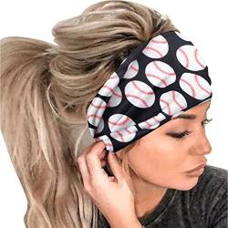 Damen Mode Ball Print Elastisches Stirnband - Damen Haarband Kopfwickel Haarband Bandana Stirnband Für Sport Tägliche Mode Outfits Damenmode Stirnbänder Kopftücher Haarschmuck Athletisch von routinfly