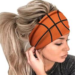 Damen Mode Ball Print Elastisches Stirnband - Damen Haarband Kopfwickel Haarband Bandana Stirnband Für Sport Tägliche Mode Outfits Damenmode Stirnbänder Kopftücher Haarschmuck Athletisch von routinfly