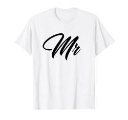 Mr & Mrs Partnerlook Ehe Paar Partner JGA Geschenk T-Shirt von royalsigns