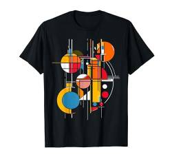 Abstrakte geometrische bunte Kunstwerk-Grafik T-Shirt von @rtY