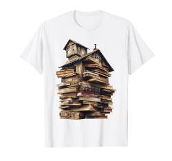 Buchhaus-Grafikkunst T-Shirt von @rtY