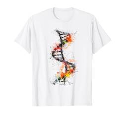 DNA Art Regenbogen Motiv DNA T-Shirt von @rtY