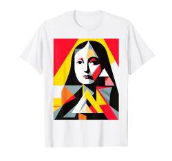 Frauen Polygon Colorful Girl Portait Art Graphic Women T-Shirt von @rtY