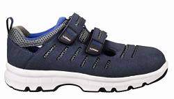 ruNNex Sicherheitsschuhe S1P FlexStar S1P-Sicherheitsklettsandalen blau/weiß/grau 41 von ruNNex