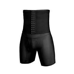 Männer High Waist Slimming Shapewear,Herren Body Shaper Bein Unterwäsche Slips Verstellbare Taille Trainer Männer Body Shaper Hohe Taille Abnehmen Kontrolle Höschen Kompression Unterwäsche Bauch Bauch von ruguo