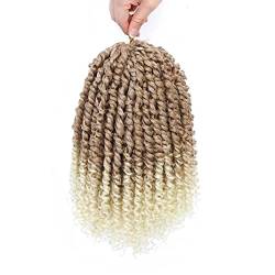 RUNRAYAY Damen Golden Perücke kurze afrikanische Locken Hüte für synthetische Perücke, geeignet für Frauen mit dünnen Haaren, natürliche weiche Perücke, geeignet für Frauen mit dünnen Haaren von runrayay