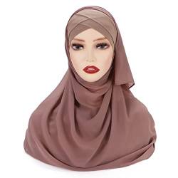 RUNRAYAY Frau trägt einen weichen Schädel, legt einen Schal um, legt einen Schal um, bittet um einen Schal, bittet um ein muslimisches Gewand. von runrayay