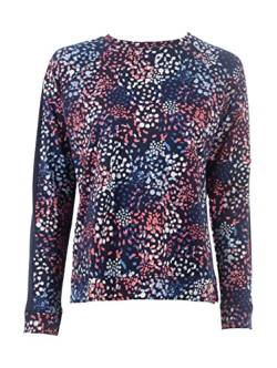 s'questo Damen Sweater Soquesto Print Lange Ärmel mit Tupfenmuster gepunktet squesto Allover-Print squesto, Gr. 38, Mehrfarbig von s`questo