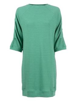 s'questo Kleid kurz, Shirt Jersey-Kleid, sportiv, 3/4-Armlänge Jade Green 46 Soquesto Damen von s`questo
