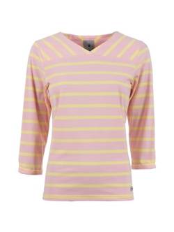 s'questo Shirt 3/4 Shirt, 3/4 Armlänge, leicht, gestreift Rose Cloud 40 Soquesto Damen von s`questo